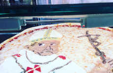 Religious Portraiture Pizzas