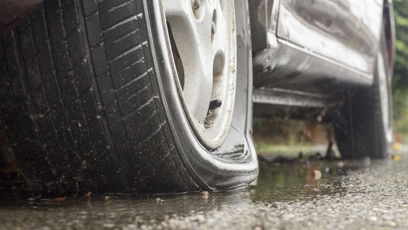 Self-Healing Rubber Tires