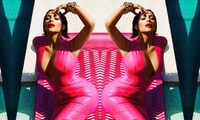 Sultry Mirrored Celebrity Photography Image 2