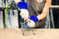 DIY Industrial Metal Planters Image 4