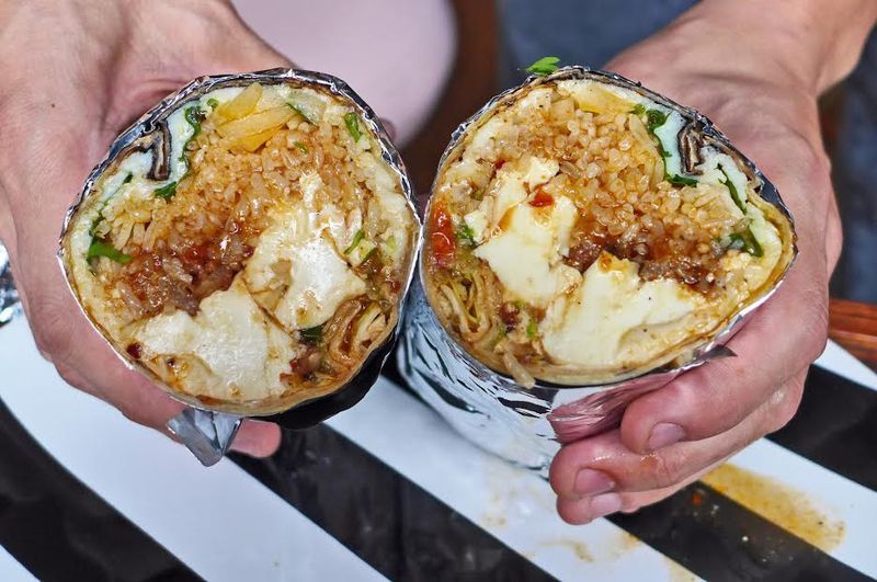 Asian Fusion Burritos
