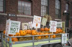 Pumpkin-Themed Coffee Protests