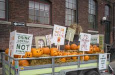 Pumpkin-Themed Coffee Protests