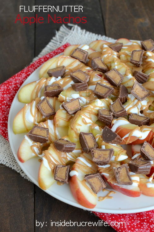 Fluffernutter Apple Nachos