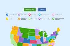 Most Photographed Location Maps