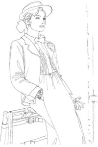 Haute Couture Coloring Books Image 6
