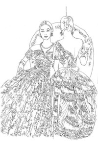 Haute Couture Coloring Books Image 7