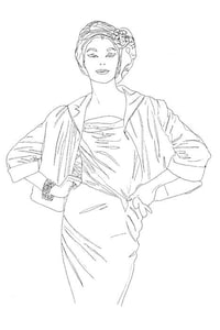 Haute Couture Coloring Books Image 8