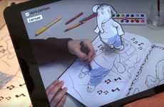 Augmented Reality Coloring Books