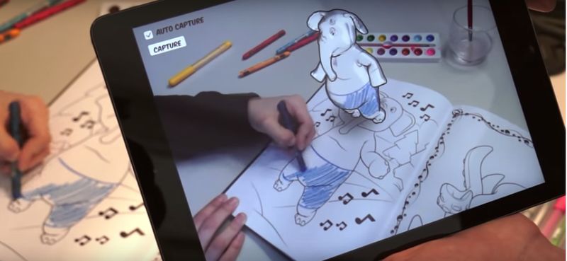 Augmented Reality Coloring Books