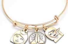 Custom Emoji Charm Bracelets