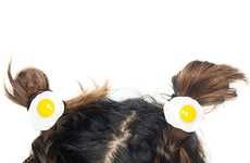 Breakfast-Themed Hair Accessories