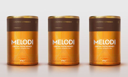 Art Deco Honey Packaging