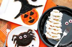 Ghoulish Halloween Pancakes