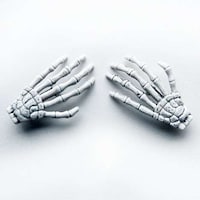 Skeletal Hand Hair Clips Image 2
