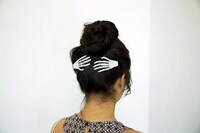 Skeletal Hand Hair Clips Image 3