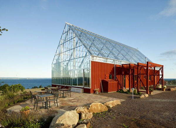 Glass Greenhouse Barns