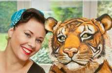 Life-Sized Jungle Cat Cakes
