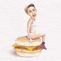Celebrity Sandwich Art Image 5