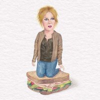 Celebrity Sandwich Art Image 8
