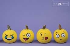 DIY Emoji Pumpkins