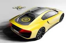 Drone-Outfitted Cars