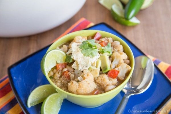 White Cauliflower Chilis