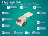 Barbecue Bicycle Trailers Image 3