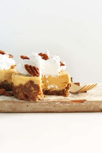 Vegan Pumpkin Cheesecakes Image 4