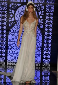 Headphone-Equipped Bridal Couture Image 4