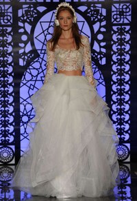 Headphone-Equipped Bridal Couture Image 8