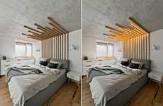 Illuminating Wooden Headboards