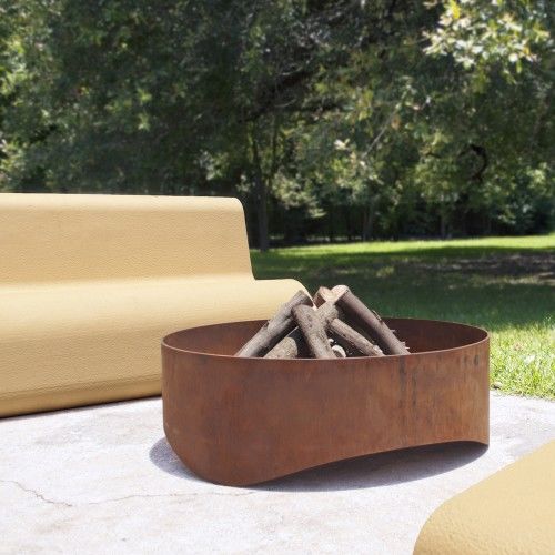 Sleek Steel Fire Pits