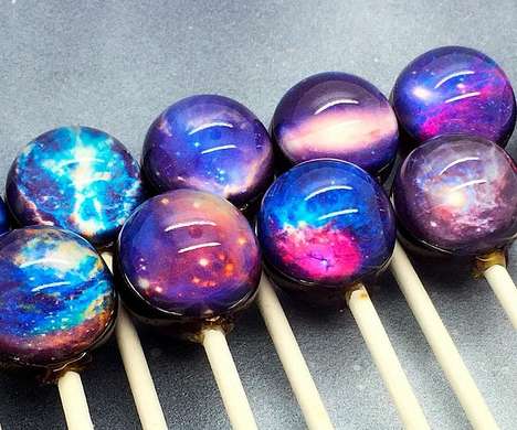 Space-Inspired Lollipops