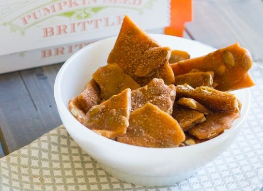 Autumnal Pumpkin Brittles