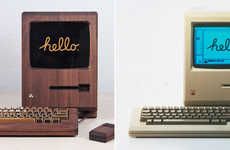 Wooden Computer Replicas