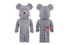 Denim-Clad Toy Bears
