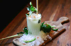 Green Herb Cocktails