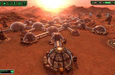 Martian Base-Building Games