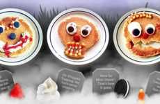 Ghoulish Pancake Designs