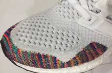 Rainbow-Accented Sneakers