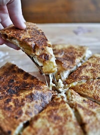 Caramelized Fruit Quesadillas Image 3