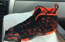 Lava-Patterned Sneakers
