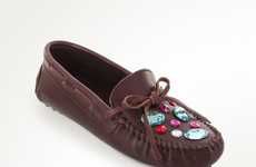 Crystal-Covered Moccasins