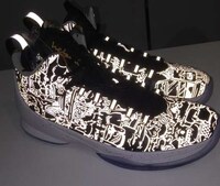 Doodled Reflective Sneakers Image 2