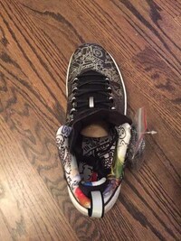 Doodled Reflective Sneakers Image 5