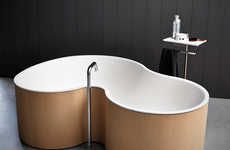Curved Two-Person Tubs