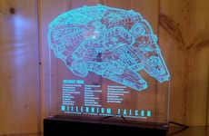 Schematic Spaceship Lamps