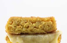 Fried Cheesy Macaroni Sandwiches