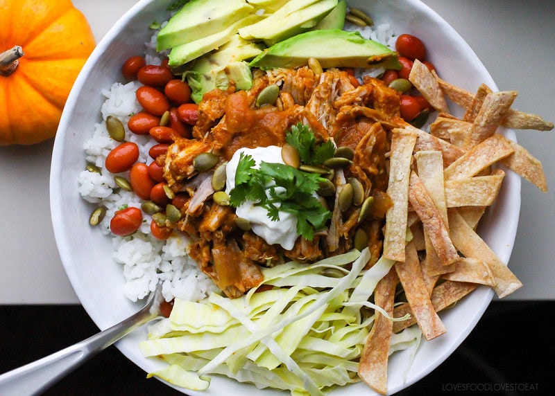 Autumnal Burrito Bowls